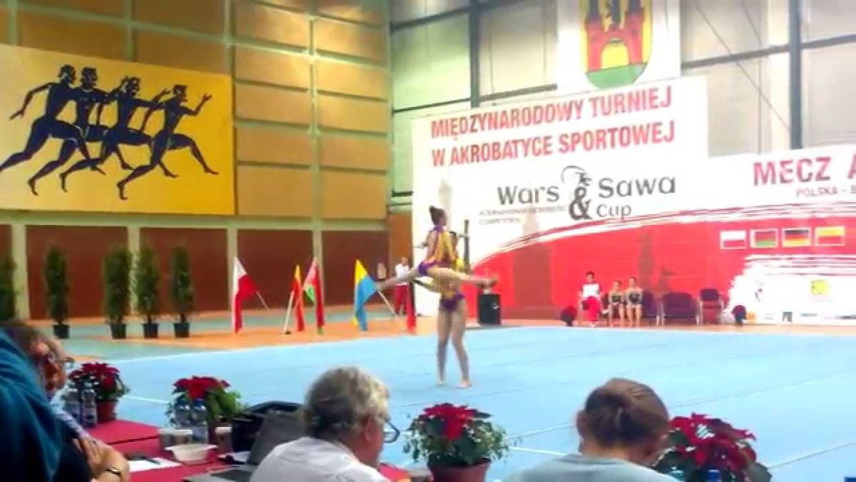 Варшава 2015. 1 место. Спортивная акробатика. Динамик.